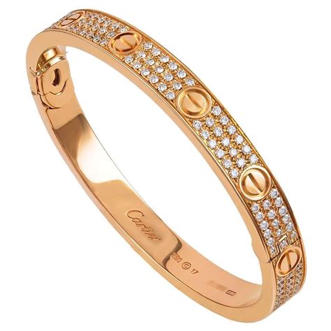 cartier all diamond love bracelet|love bracelet full diamond.